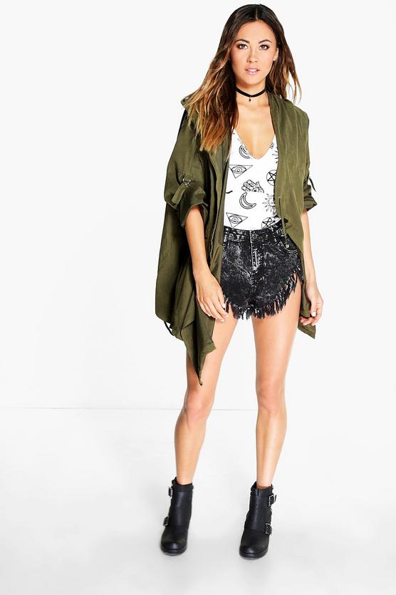 Holly Wrap Over Utility Festival Jacket